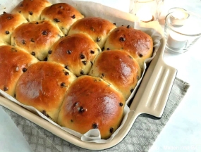 Boller med Chokoladestykker